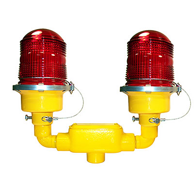 L 810 Incandescent Low Intensity Red Obstruction Light Flight