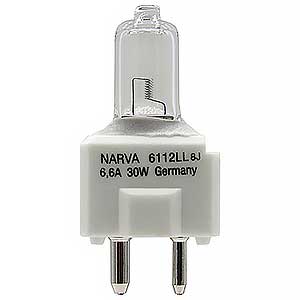 LA-6112LL: 30W, 6.6A, Qtz, EXL, GZ9.5, Elevated Edge Lamp (2-Pin